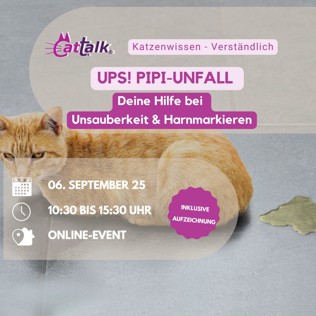 Eckdaten Online Event "Unsauberkeit & Harnmarkieren"